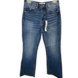 VIGOSS Royce 70s Womens Jeans Blue Size 24 Bootcut Medium Wash Mid Rise Zip NWT